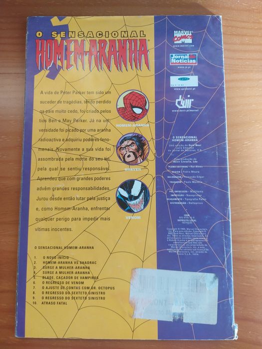 Livro O Sensacional Homem-Aranha 9 O Regresso do Sexteto Sinistro