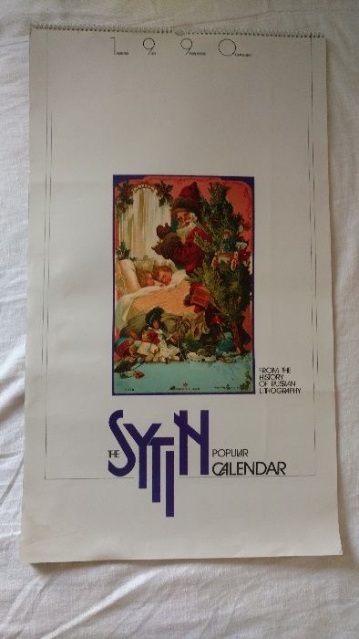 Календарь с репродукциями Сытина 1990 года