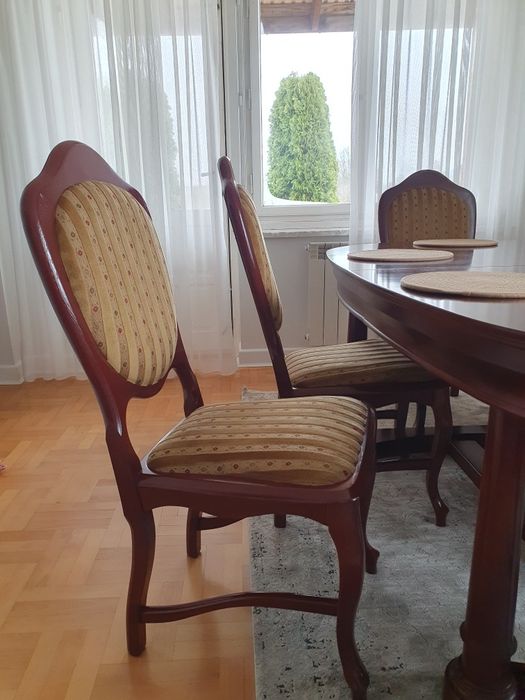 Stół ludwikowski + 6 krzeseł