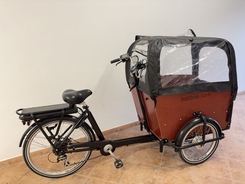 Bicicleta Eletrica Cargo Babboe E-Big