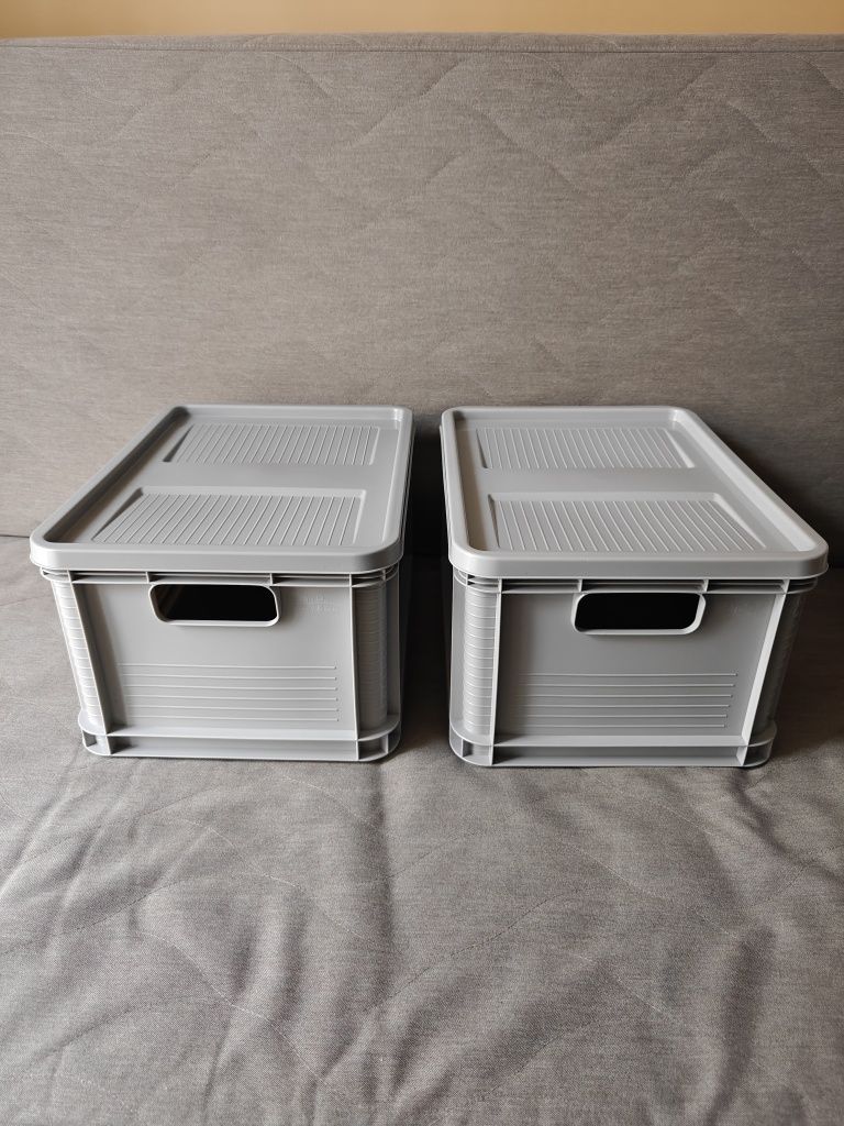 Pojemnik Keeeper Robusto Box 20l z pokrywką szary