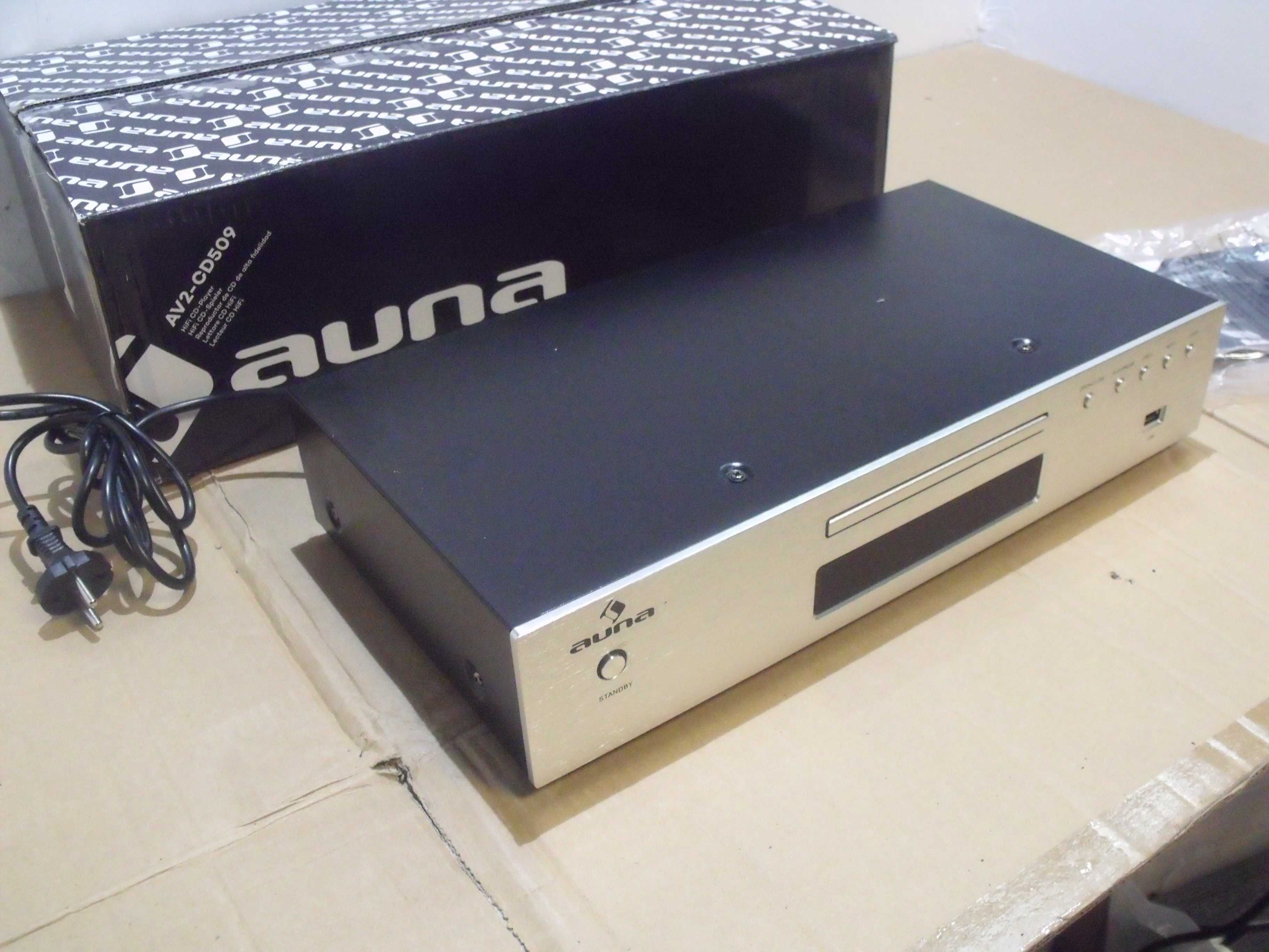 Odtwarzacz CD Hi-Fi tuner radiowy USB MP3 Auna AV2-CD509 z pilotem