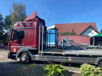 Mercedes-Benz ATEGO 823  Autolaweta, do przewozu łodzi, 2 gi właściciel.