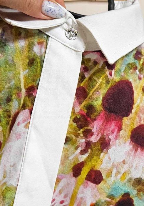 Хлопковое платье-рубашка в принт Max Mara, р. S/M