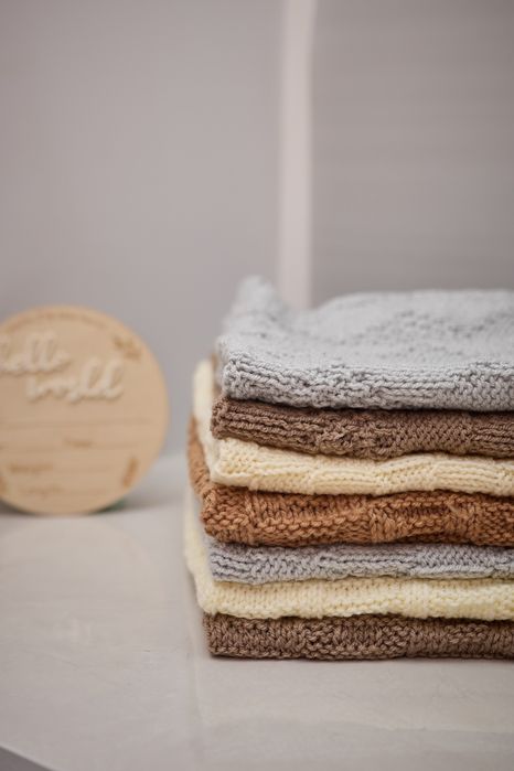 Плед для немовлят, ручна в'язка