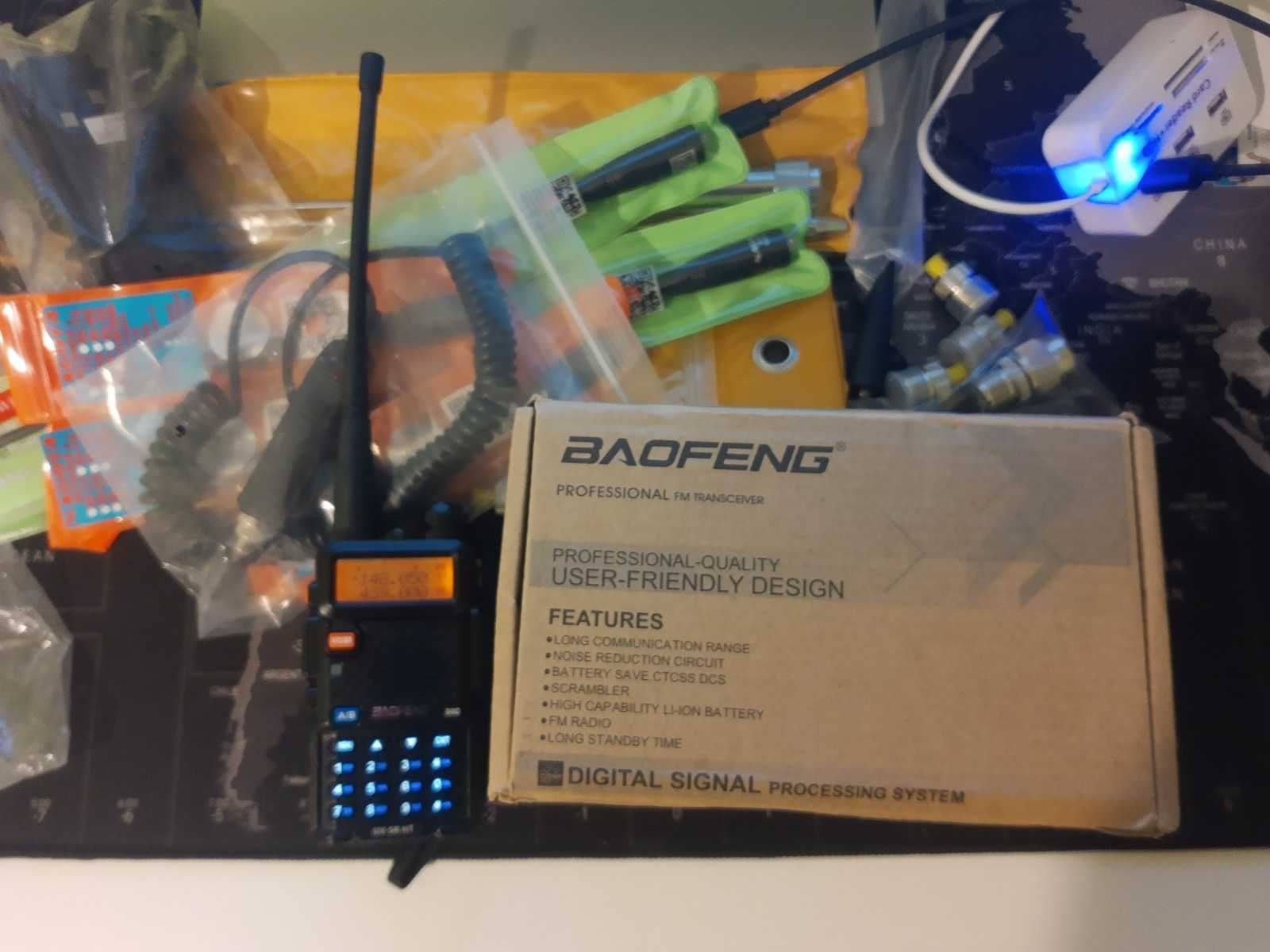 Radio Baofeng UV 82  duo bander VHF/UHF PMR skaner FM radio