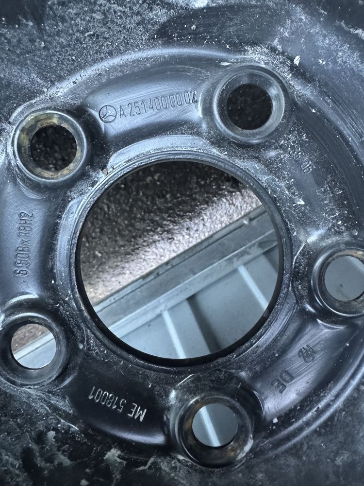 Mercedes 195/75 R18, 5x112 koło dojazdowe