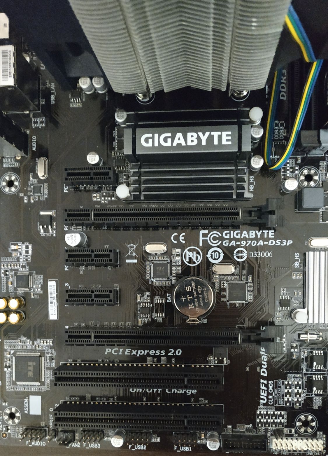 Компьютер, игровой комплект Gigabyte GA-970A-DS3P+ fx8320+12гб озу