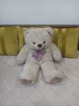 Urso de peluche creme 75x60cm