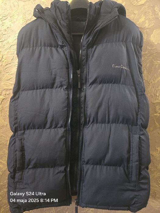 Kamizelka trekkingowa zimowa bezrękawnik z kapturem Pierre Cardin L/XL