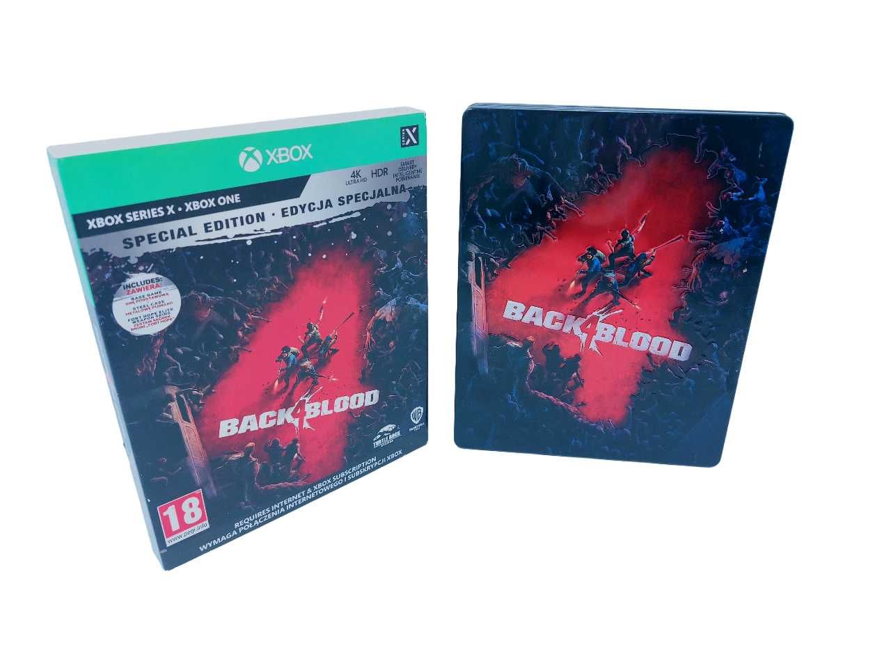 Gra Xbox One Back 4 Blood (polska wersja) metalowe pudełko