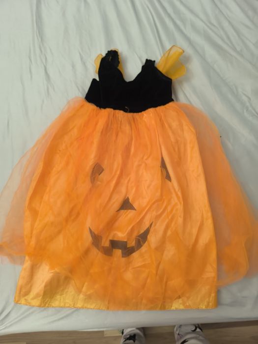 Sukienka dynia halloween