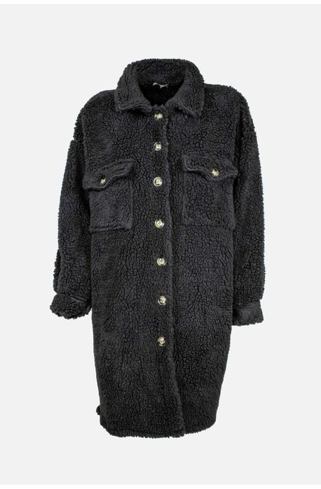 Пальто-сорочка тедді