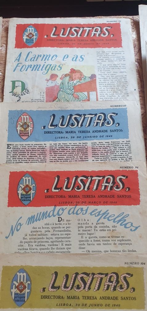 50 exemplares da revista "Lusitas"