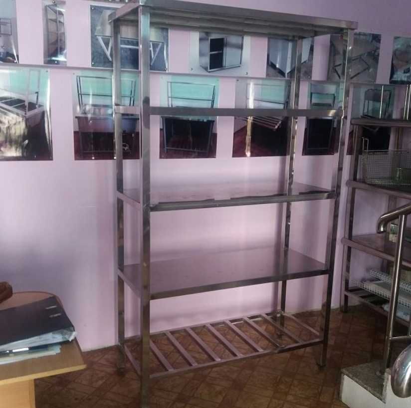 Стеллажи из нержавейки на заказ