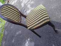 Krzesła Ludwik Filip tapicerowane