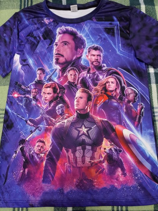 Футболка Avengers Endgame Герої Марвел мстителі
