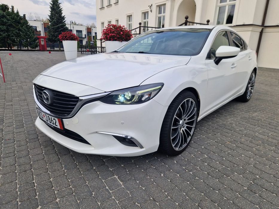 Mazda 6 Piekna Biala Perła bezwypadkowa orginalny przebieg okazja