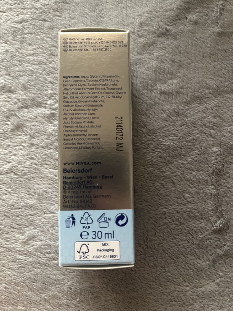 Nivea Cellular Hyaluron 30 ml profesjonalne serum do twarzy