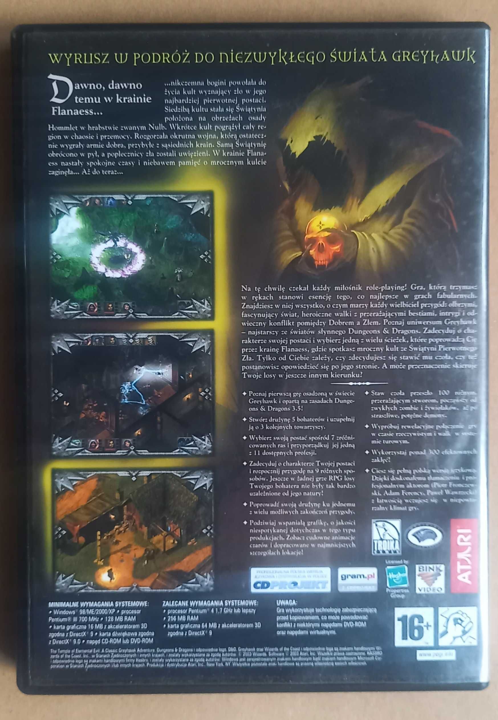 Świątynia Pierwotnego Zła 2CD Gra na PC