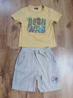 2 X Zestawy na lato.  Rozmiar 104/ 110 spodenki + t-shirty.