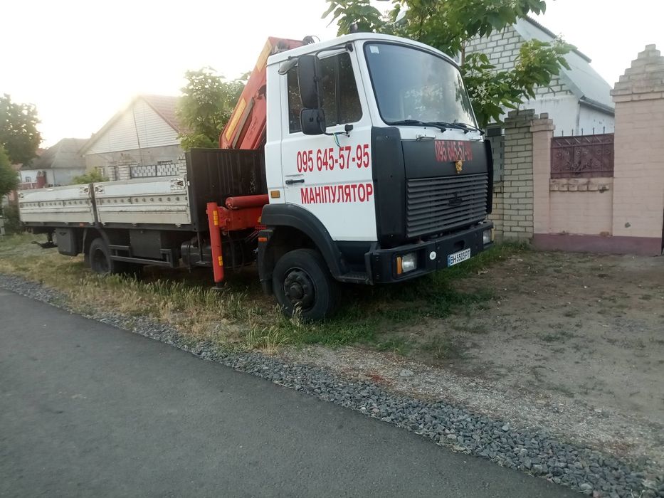 Послуги крана-маніпулятора. Грузоперевозки