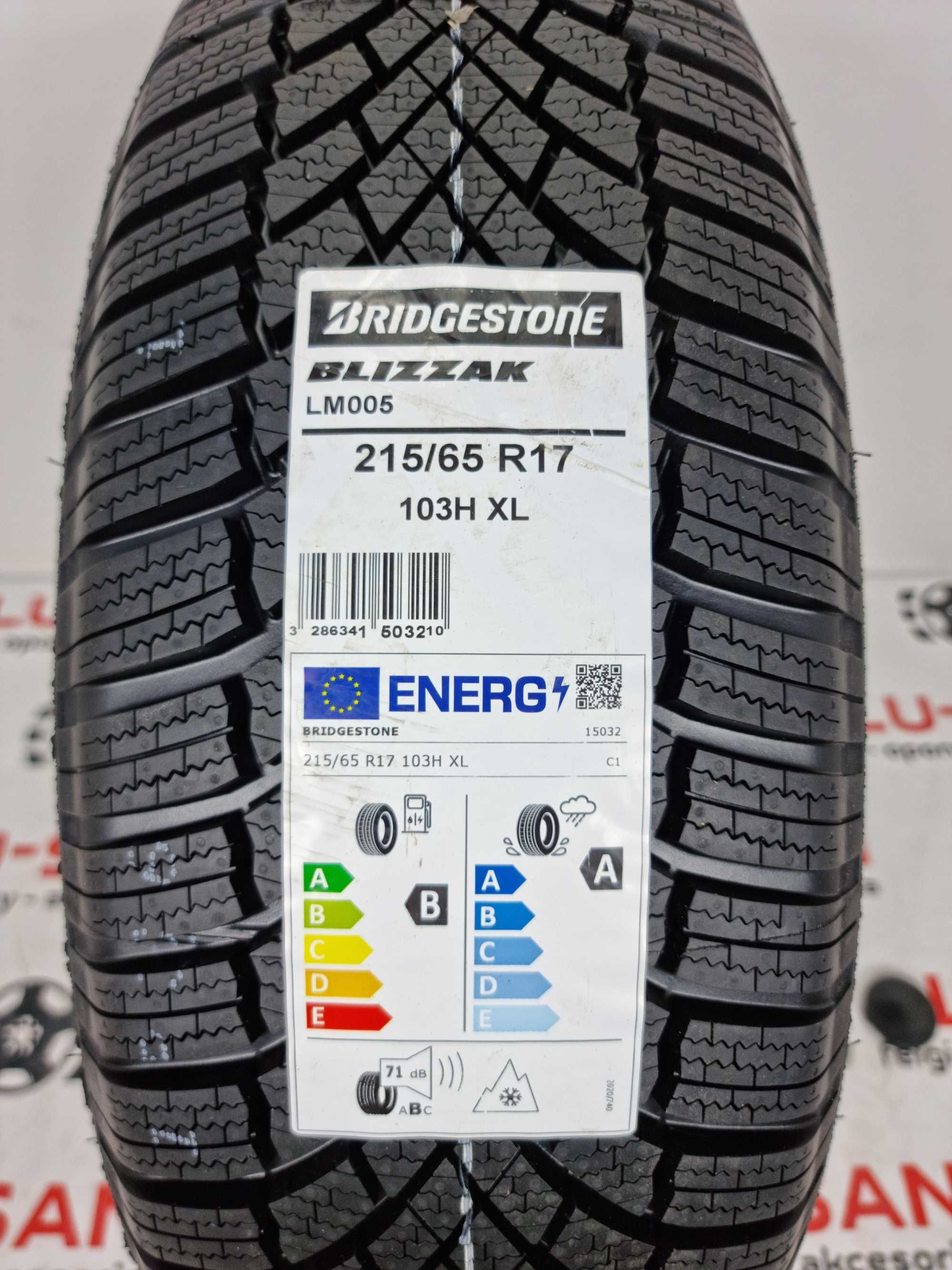 NOWE zimowe OPONY 215/65R17 Bridgestone Blizzak LM005 - Montaż GRATIS