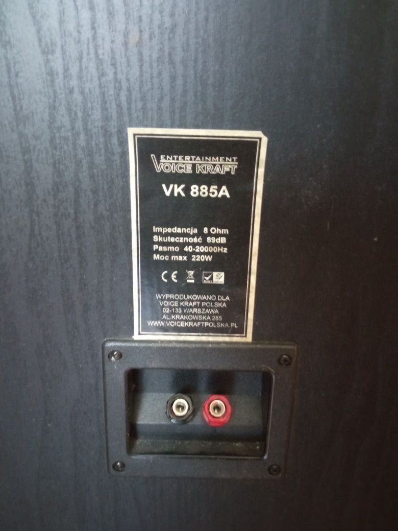 Kolumny dj nagłośnienie Voice Kraft