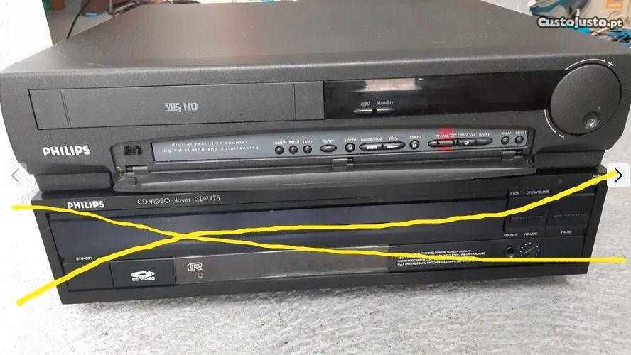 Leitor de VHS Philips