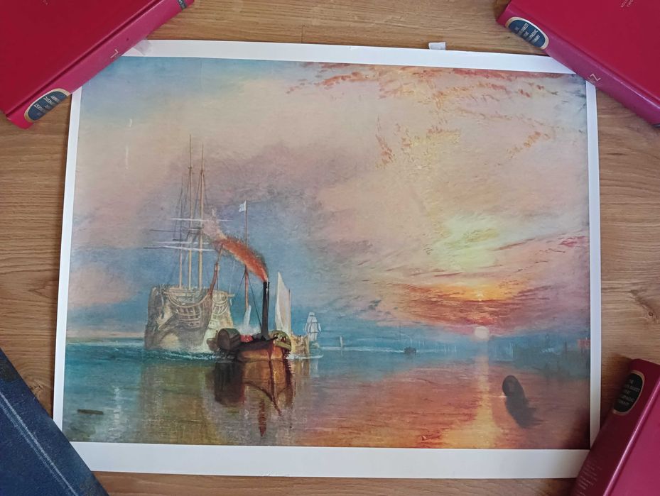 Litografia J.M. William Turner Slagskibet 1965 60x 48 Do oprawy