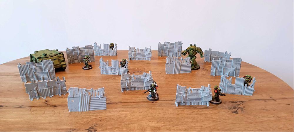 Tereny do Gier bitewnych Warhammer 40k, Necromunda i inne(druk3d)