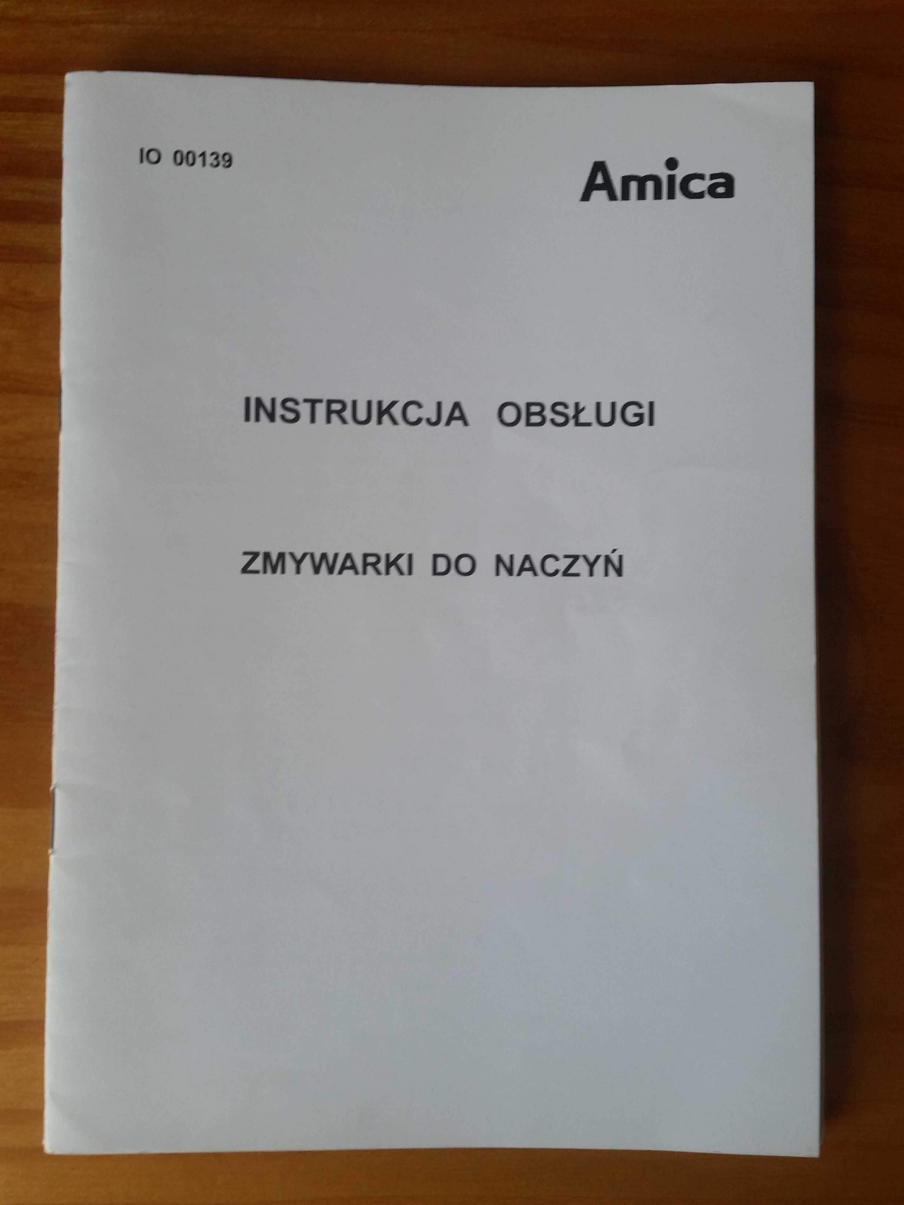 Zmywarka Do Naczyń Instrukcja Obsługi Amica ZZA 4628