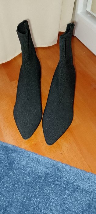 Botki damskie czarne