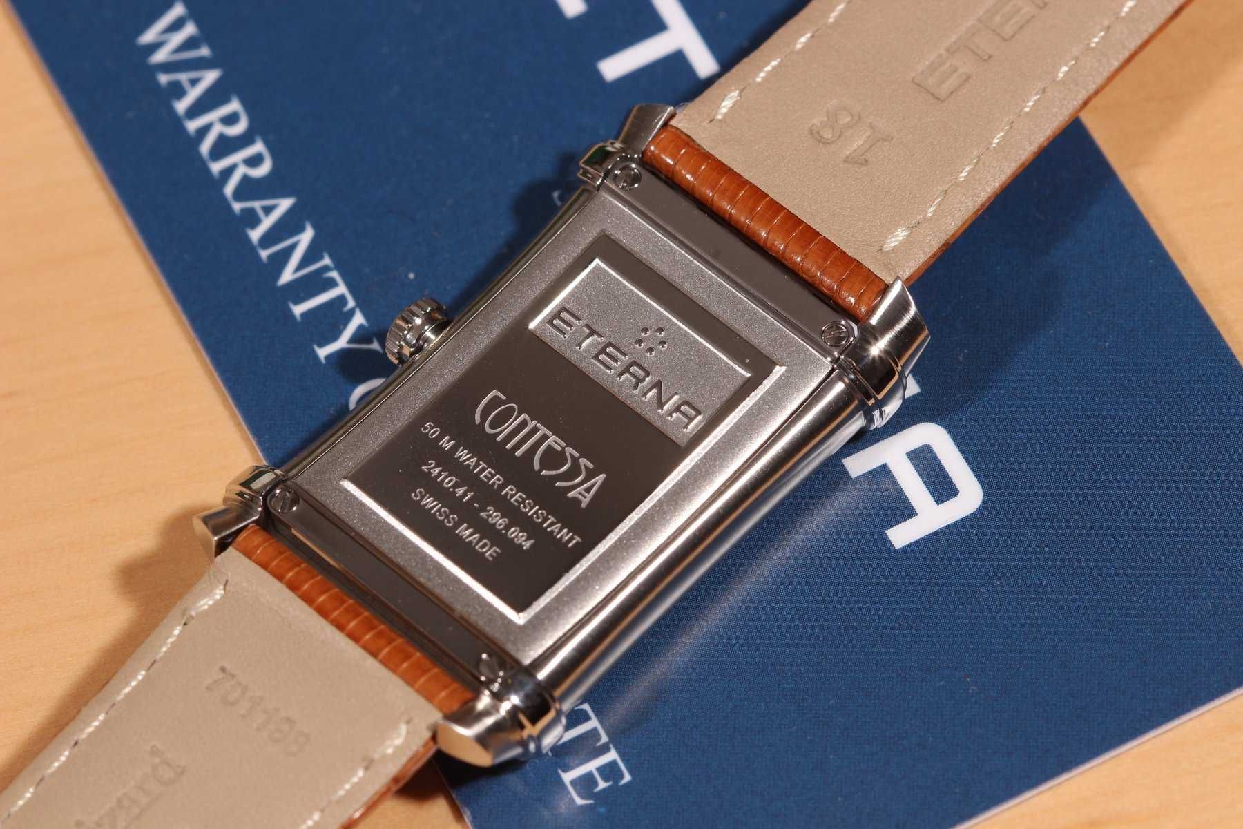 Zegarek damski Eterna Contessa z diamentem. Nowy gwarancja. Swiss made