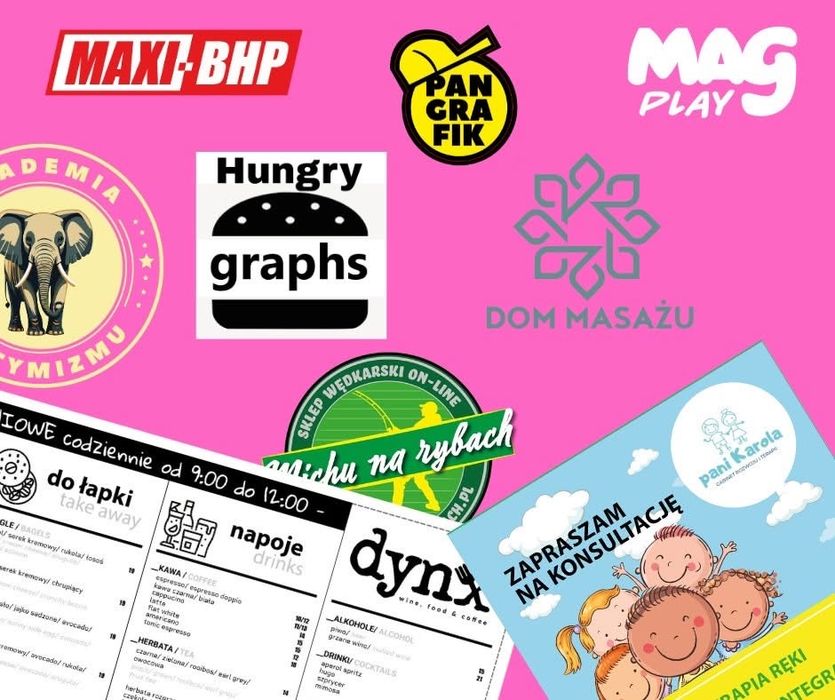 Profesjonalny grafik - logo, projekty graficzne