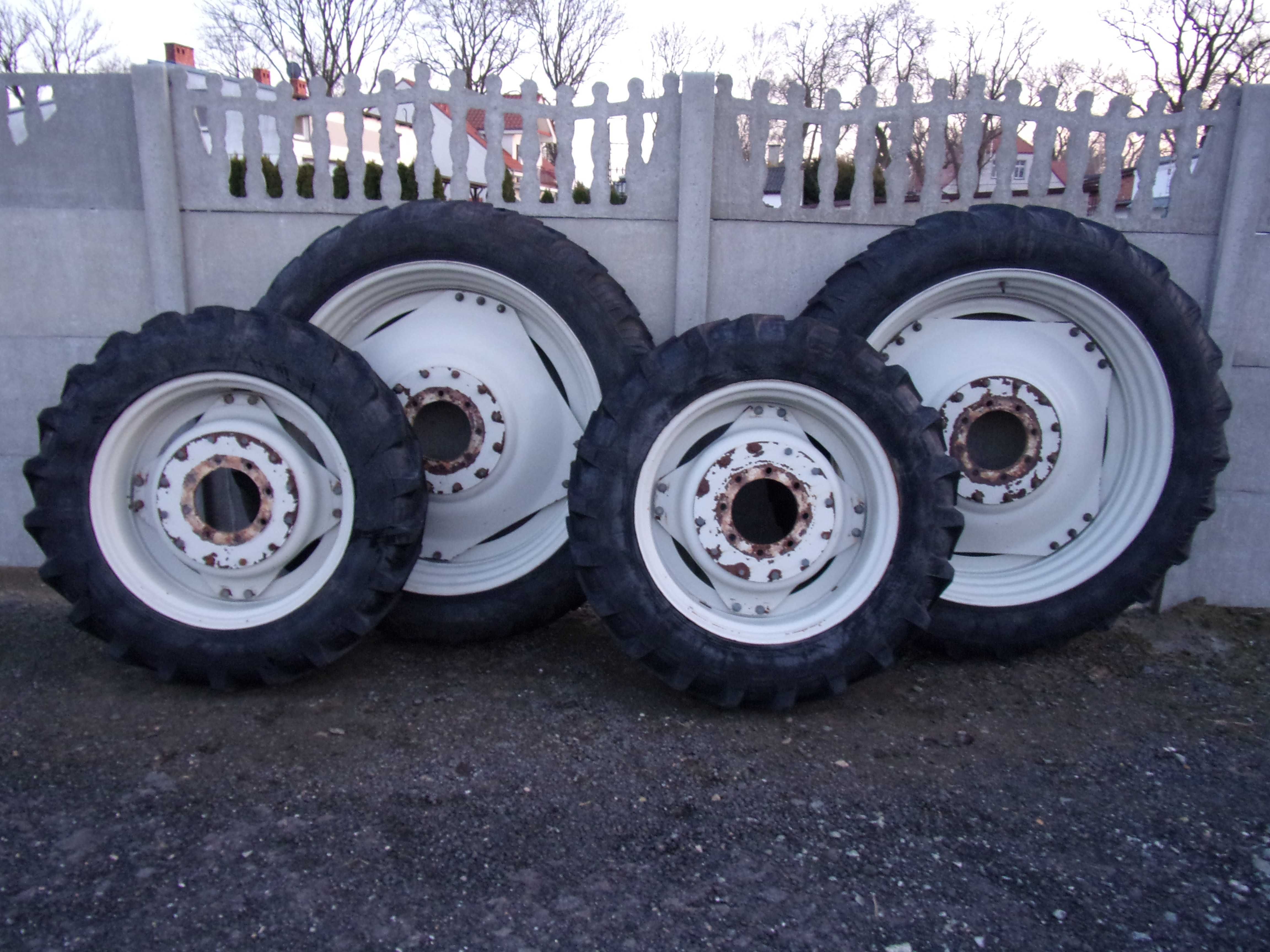 Koła wąskie międzyrzędowe 12,4 32 12,4 46 deutz class fendt valtra mf