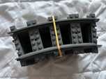 Tory, tor, szyna, szyny LEGO skrętny, skręt, zakręt LEGO