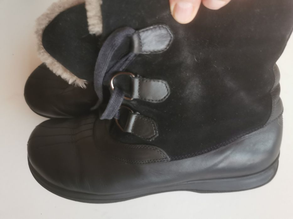 Buty meskie ocieplane skórzane firmy Helvesko  Rozmiar 43