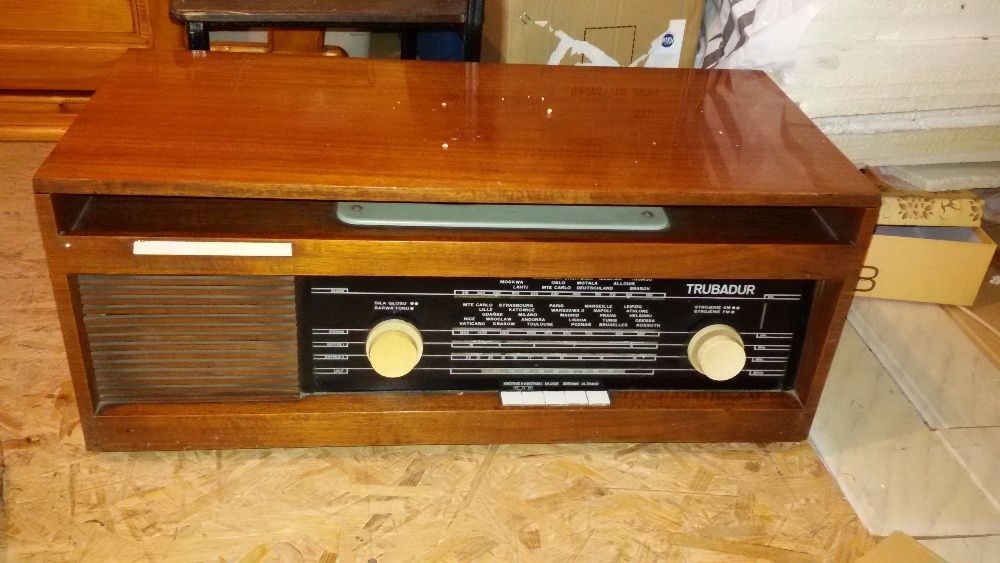 Radio zabytkowe ,gramofon