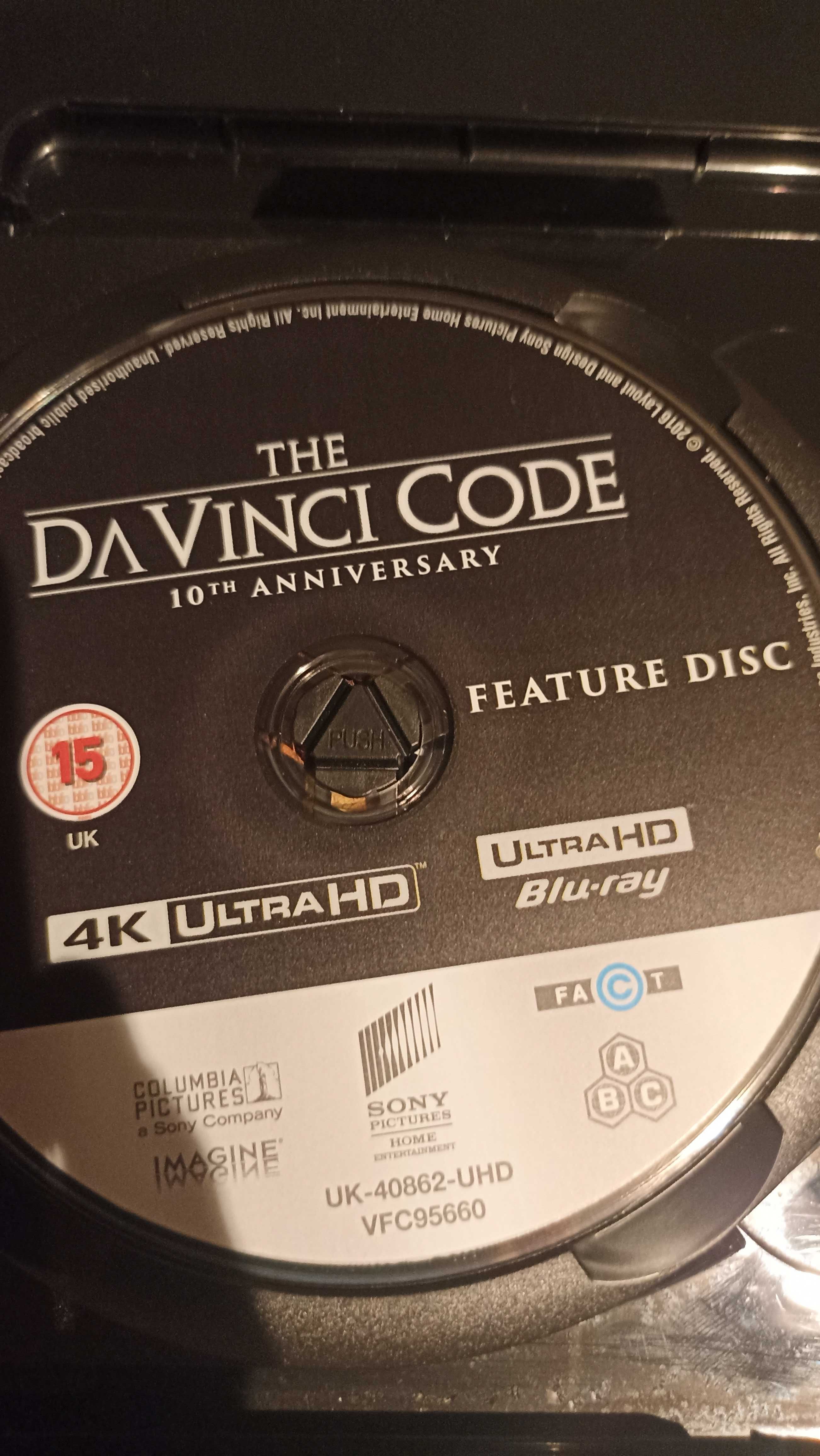 Film Blu-ray 4k "Kod da Vinci"