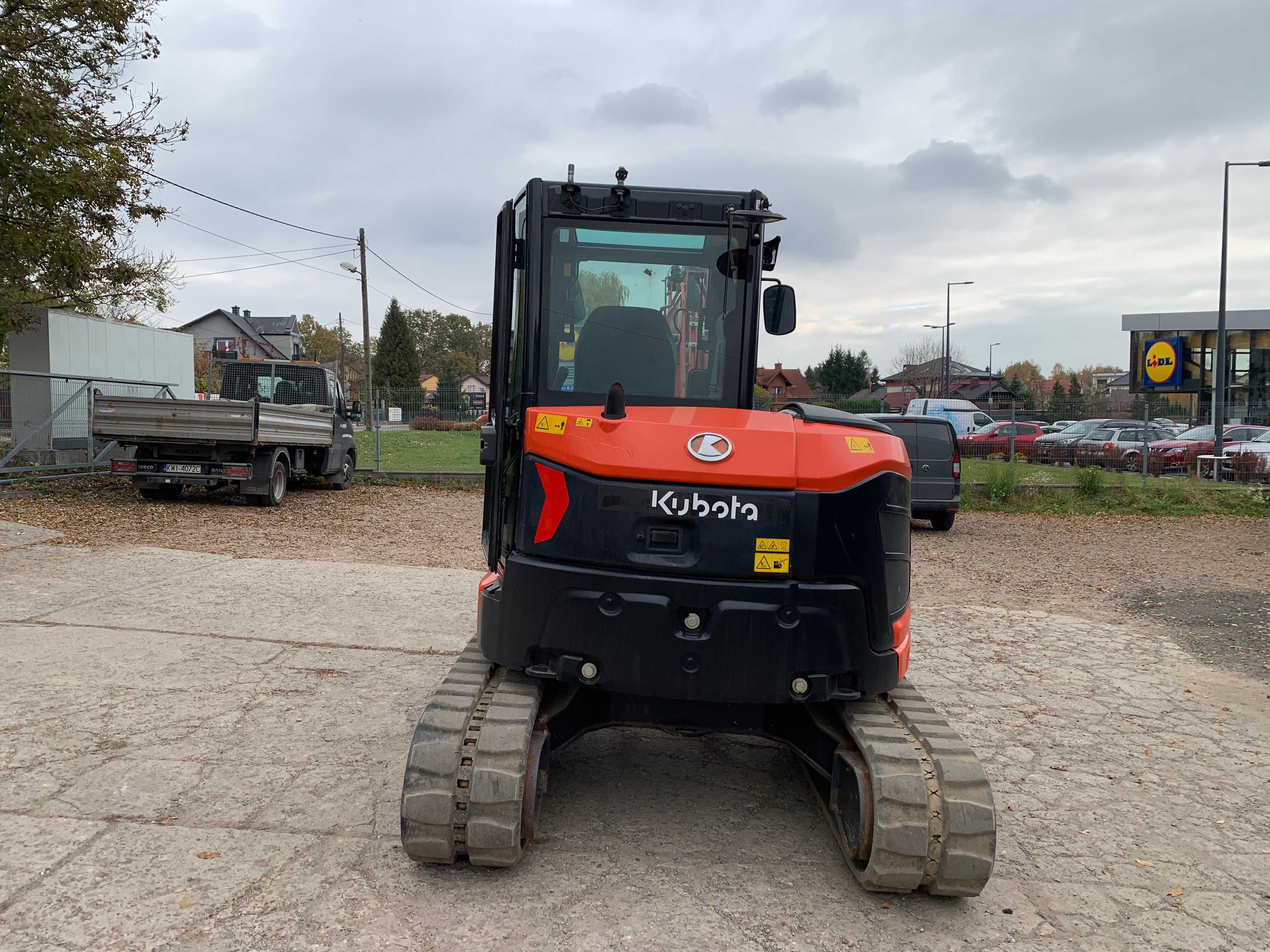 Kubota U50-5 minikoparka 5 ton rok 2021, 3 łyżki 1680 mtg 179000 netto