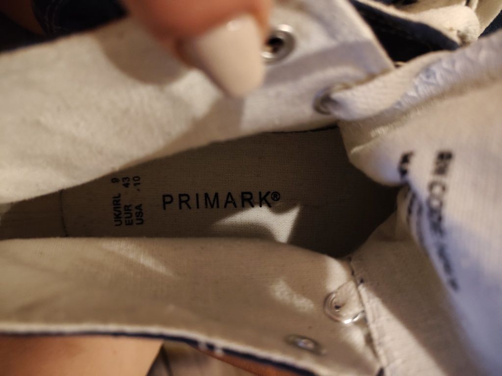 Primark wysokie tenisówki 43