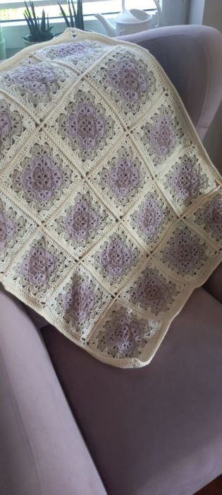 Kocyk koc pled wełniany dziecięcy