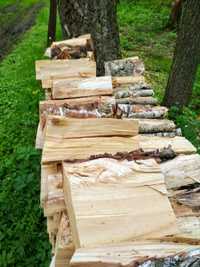 Drewno brzoza kominkowe, opałowe 300 zł m³