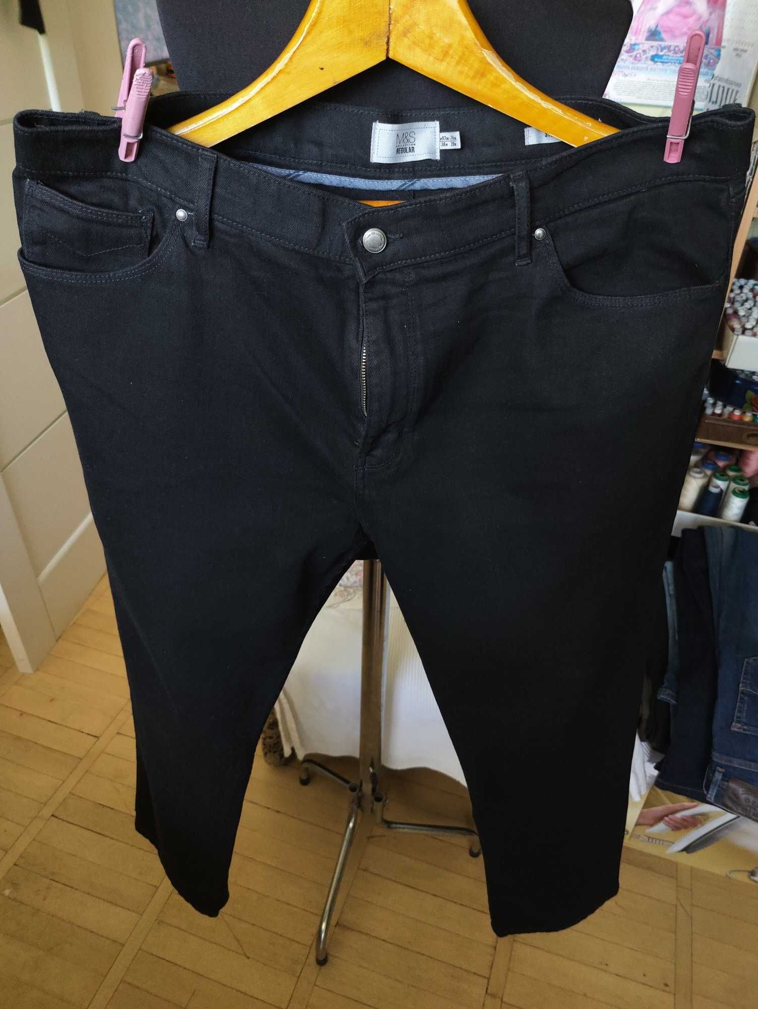 Джинсы Marks&Spencer jeans United Kingdom w38 stretch black.