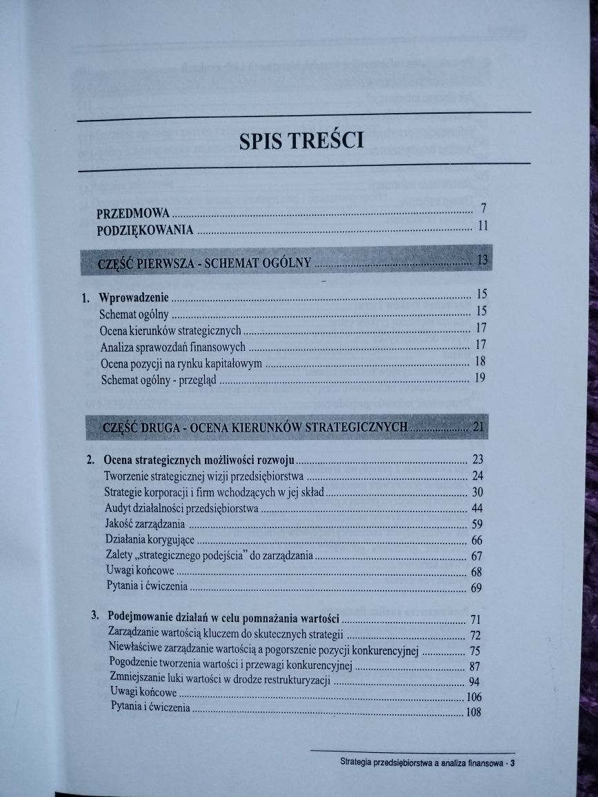 Strategia przedsiębiorstwa a analiza finansowa