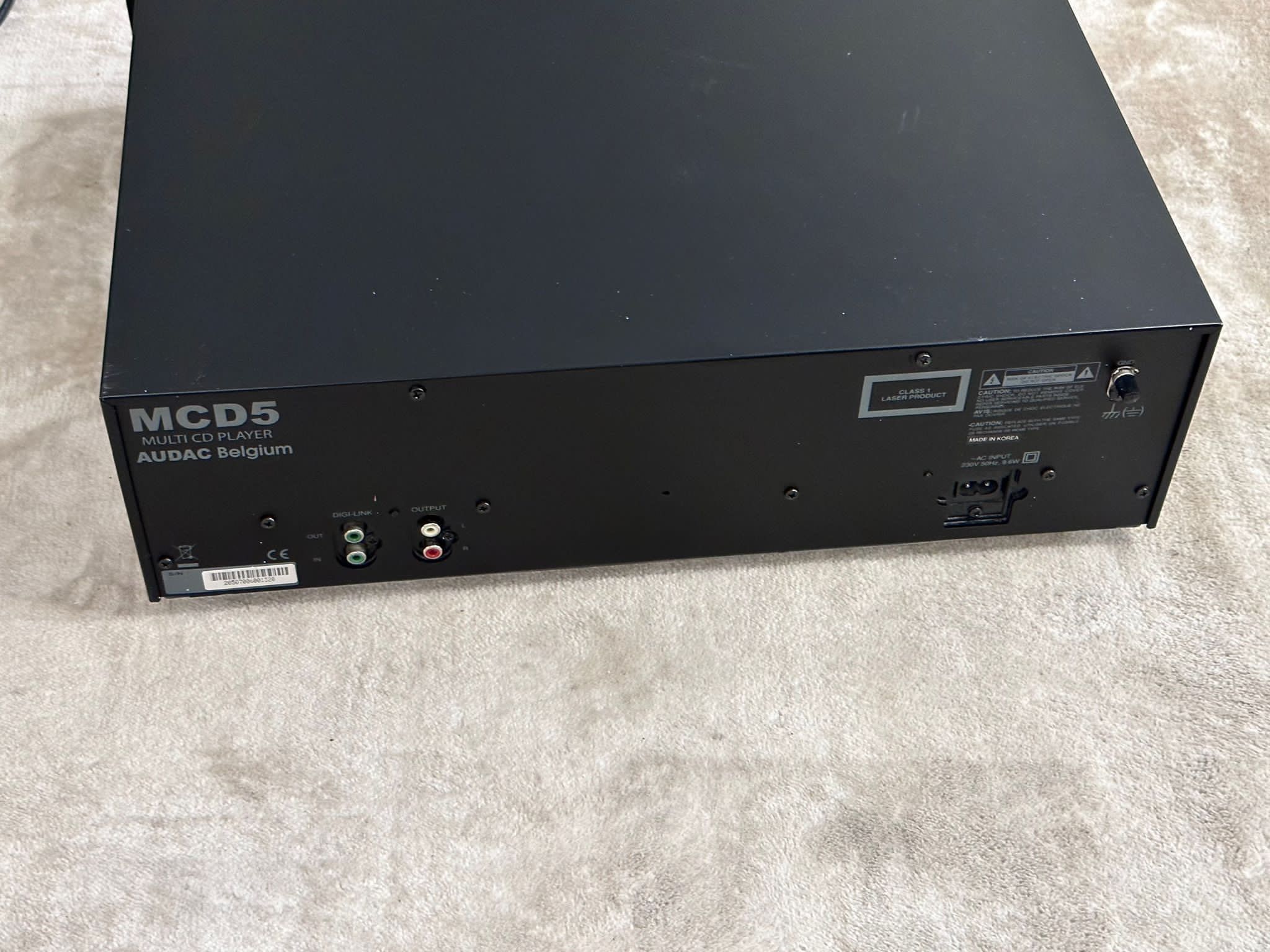 Multi CD player AUDAC Belgium MCD5