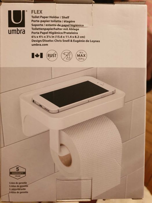 Suporte papel higiénico