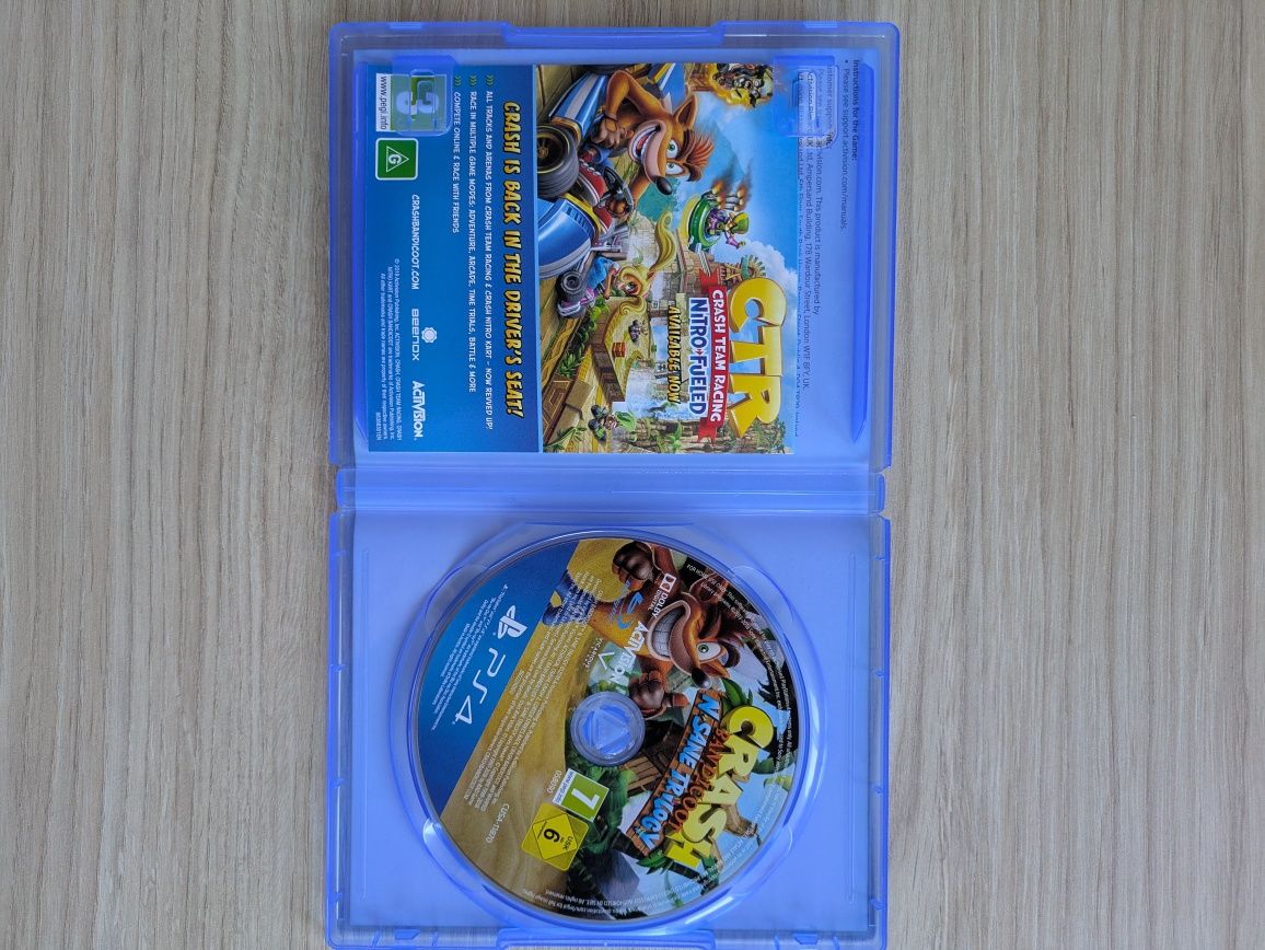 Crash bandicoot nsane trilogy PS4