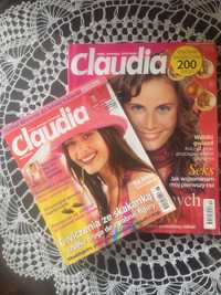 Claudia- nr 6/2002, 12/2006- stare czasopisma